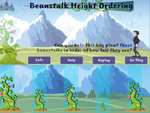 Beanstalk Height Sorting!