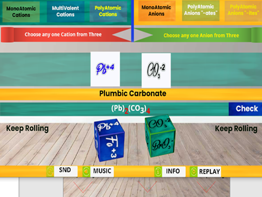 Chem Ionic Dices