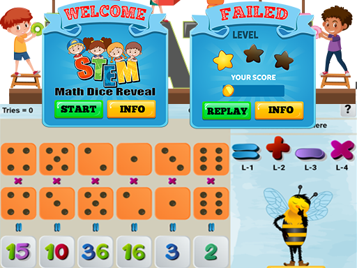 Math Dice Reveal