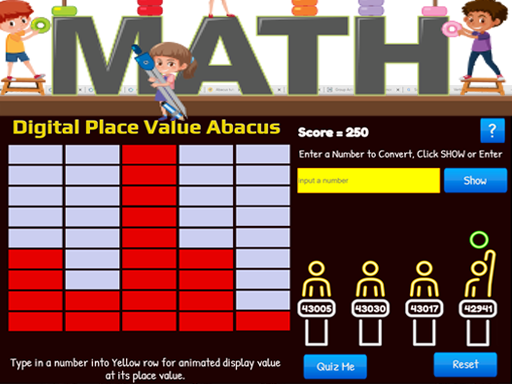 Digital Place Value Abacus (DPVA)