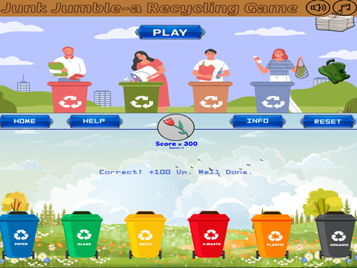 Junk-Jumbler a Recycling Game