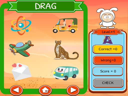 Words dragNdrop With Sounds